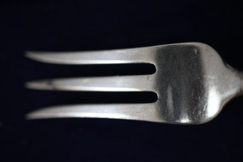 Kirk Stieff - Repousse Sterling Silver Individual Fruit Cocktail Fork - No Mono