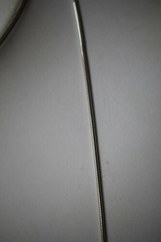 Sterling Silver 925 Vintage Mexico Egyptian Ankh Cross Pendant with Snake Chain