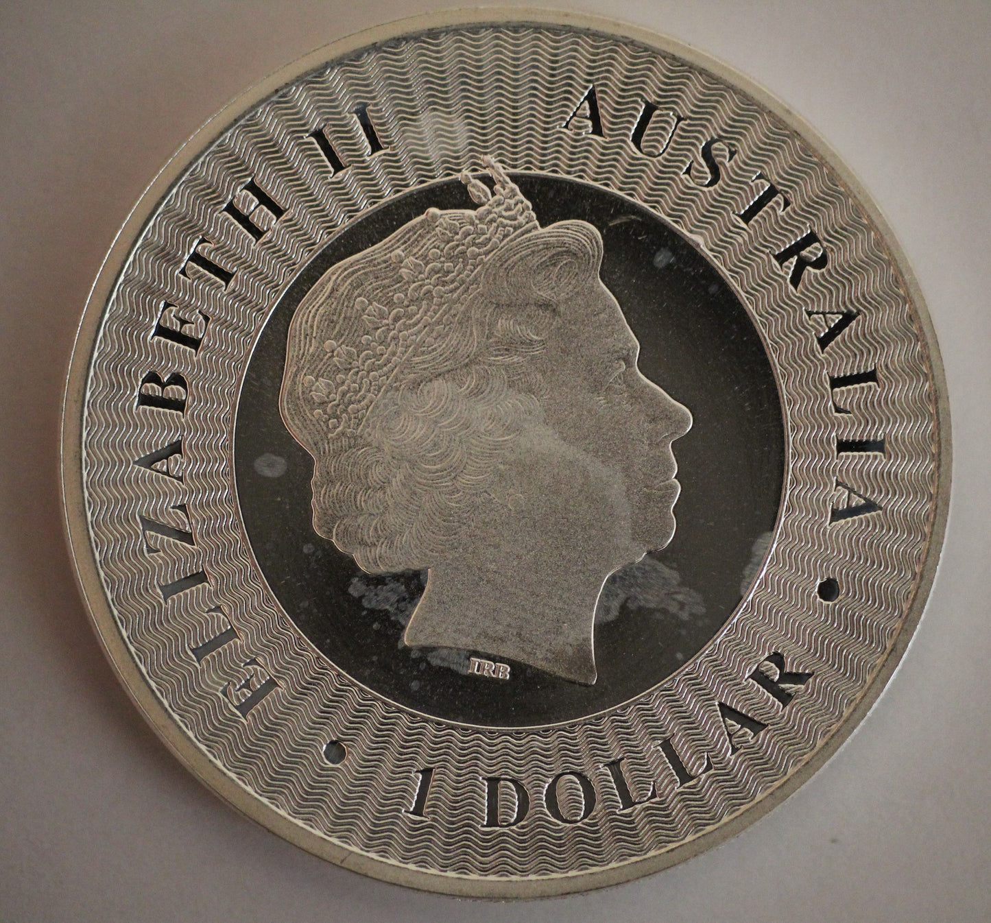 2017 1 oz Silver .9999 Fine Silver Australian Kangaroo $1 Coin - Spots