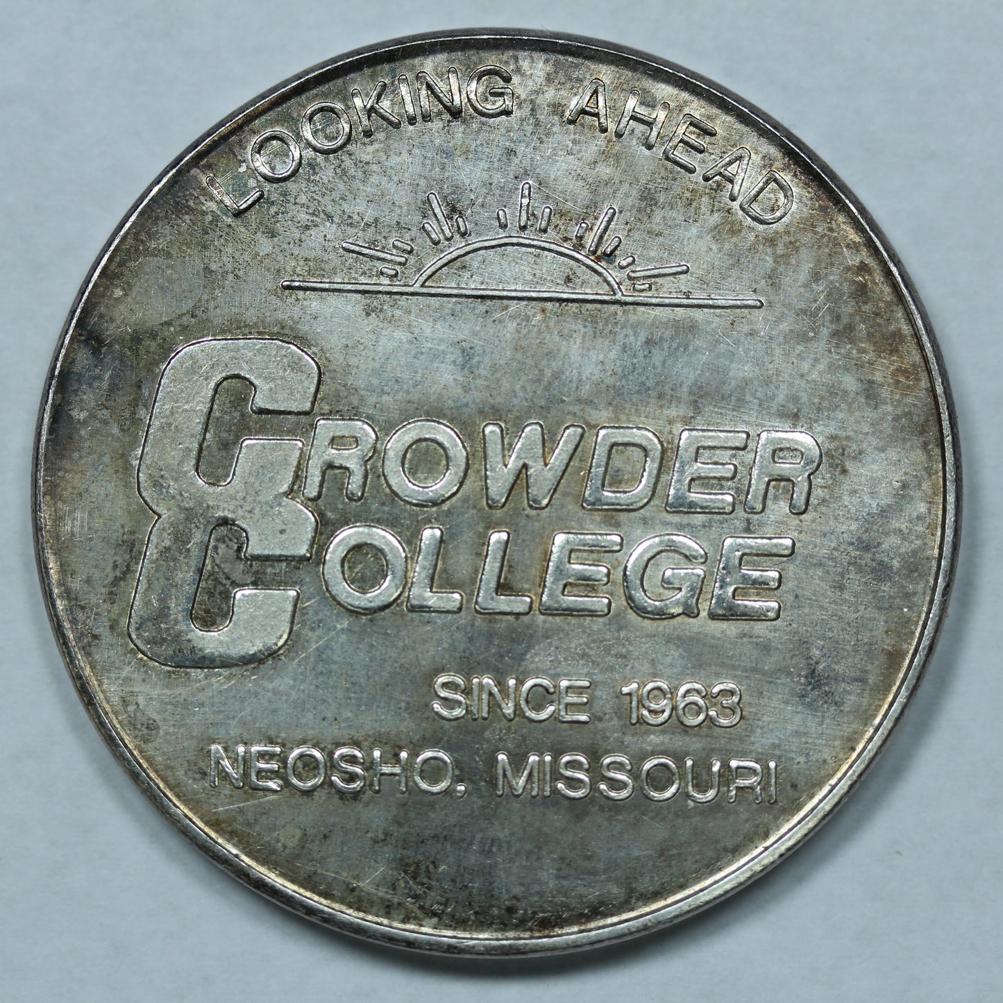 Crowder College Pure Silver Solar Trans-Australia Race Medal Nov 1 1987