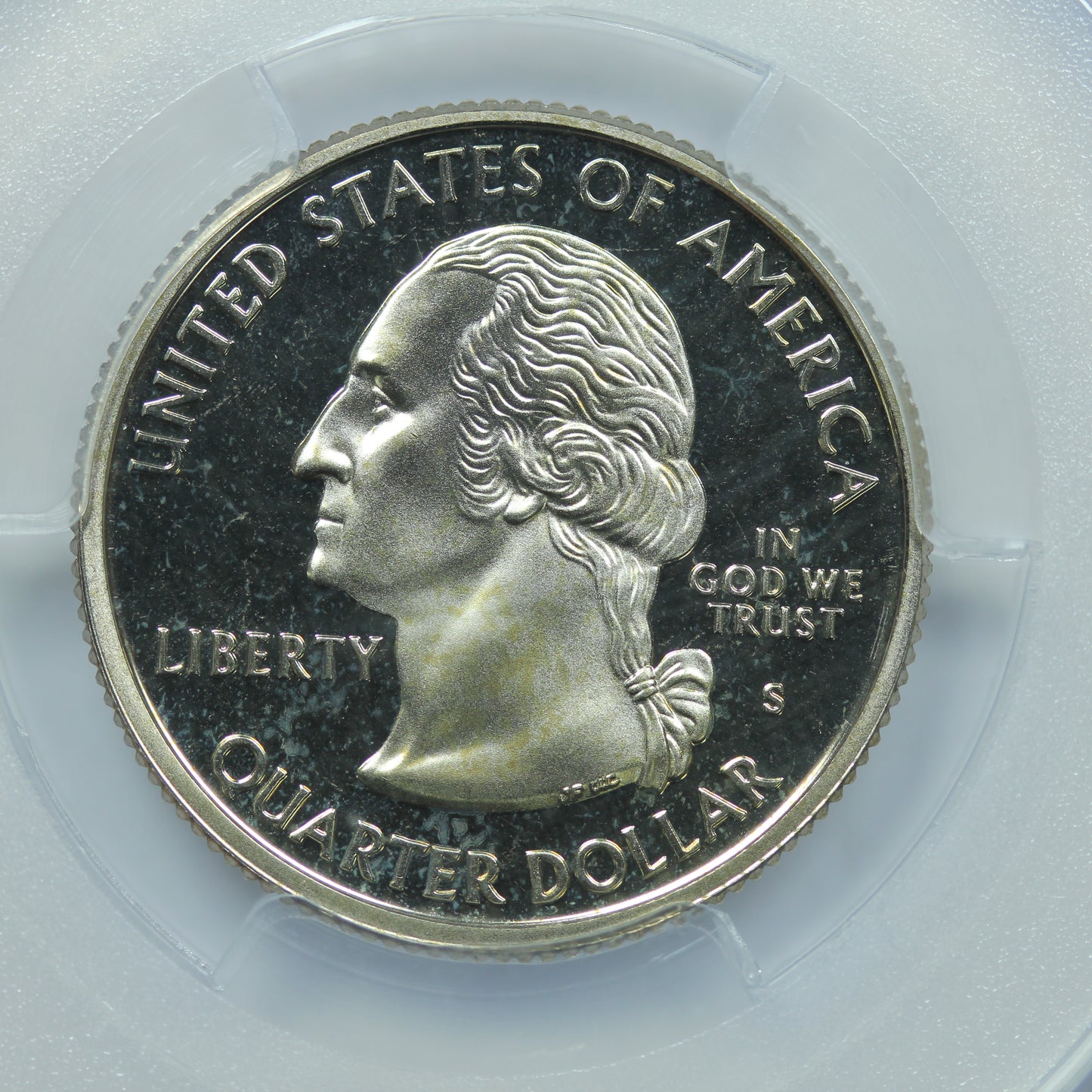 2001 S (San Francisco) 25c Clad Rhode Island Quarter - PCGS PR 69 DCAM
