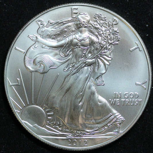 2012 American Silver Eagle 1 oz .999 Fine Silver Coin BU