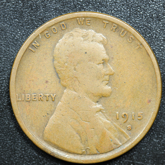 1915 S Lincoln Wheat Penny