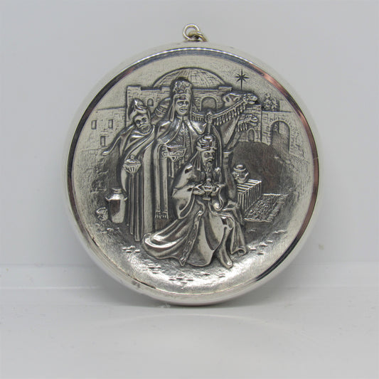 Oneida 1975 Sterling Silver "The Magi" Ornament Hand Chased