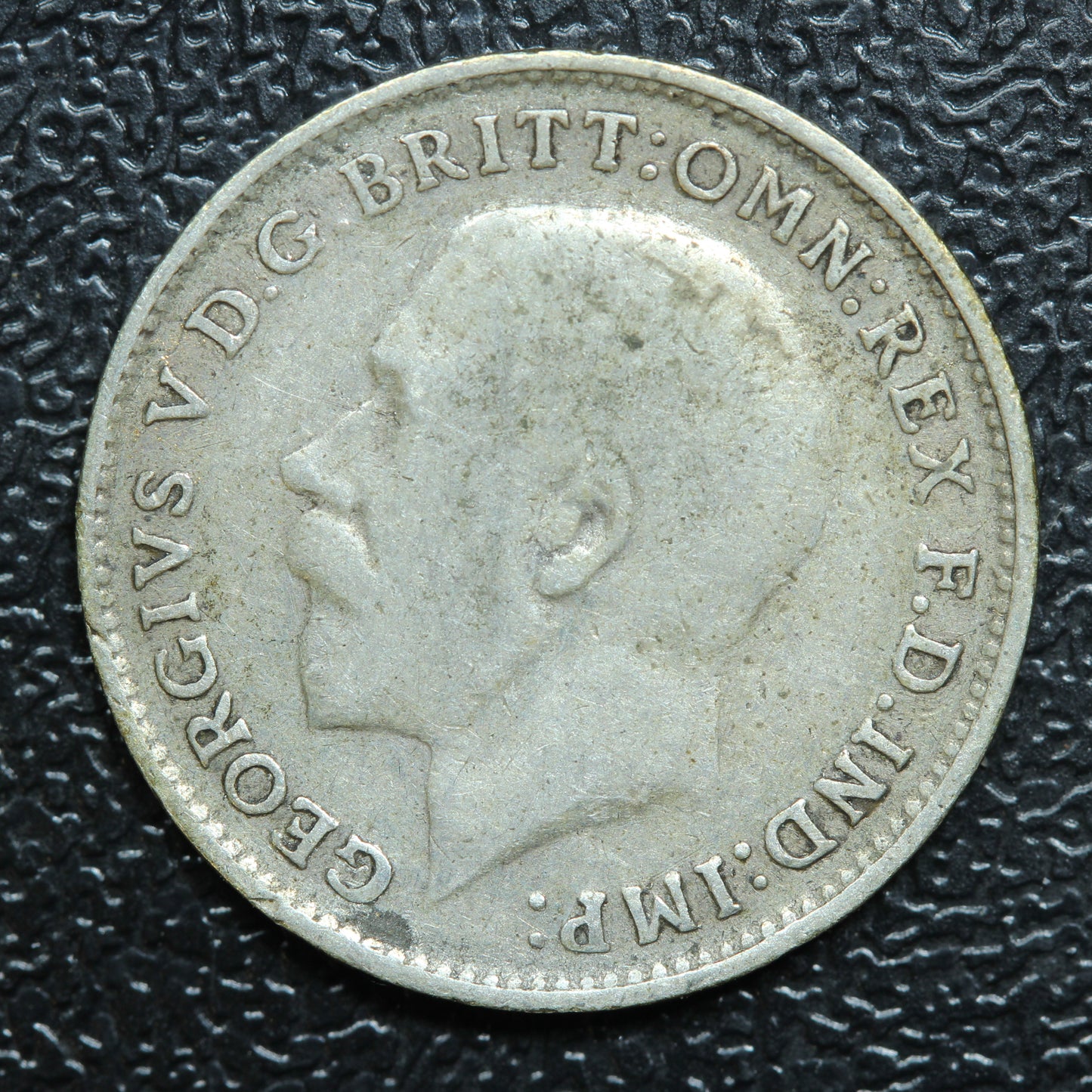 1916 Great Britain 3 Pence Threepence Silver Coin - KM# 813