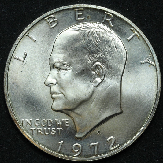 1972 S Eisenhower Uncirculated Silver Dollar