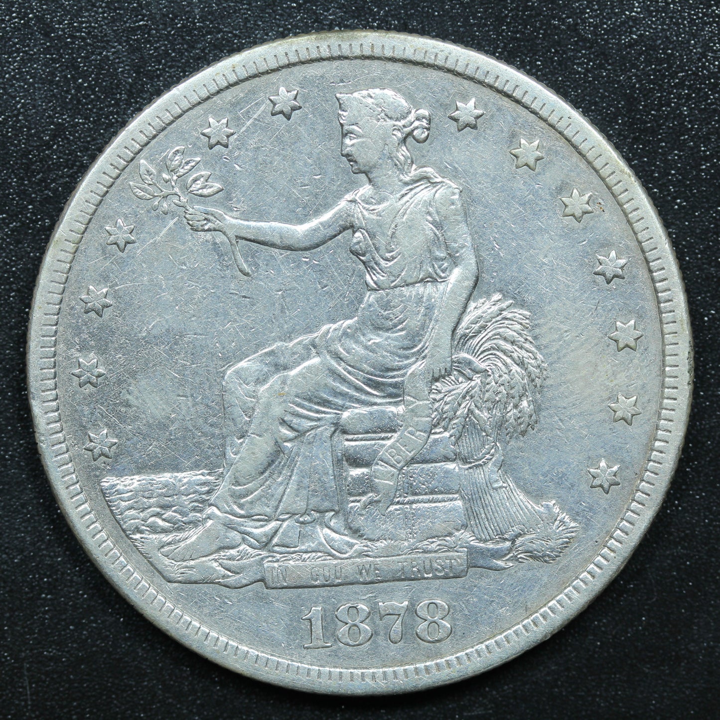 1878 S US Trade Dollar Nice Condition San Francisco