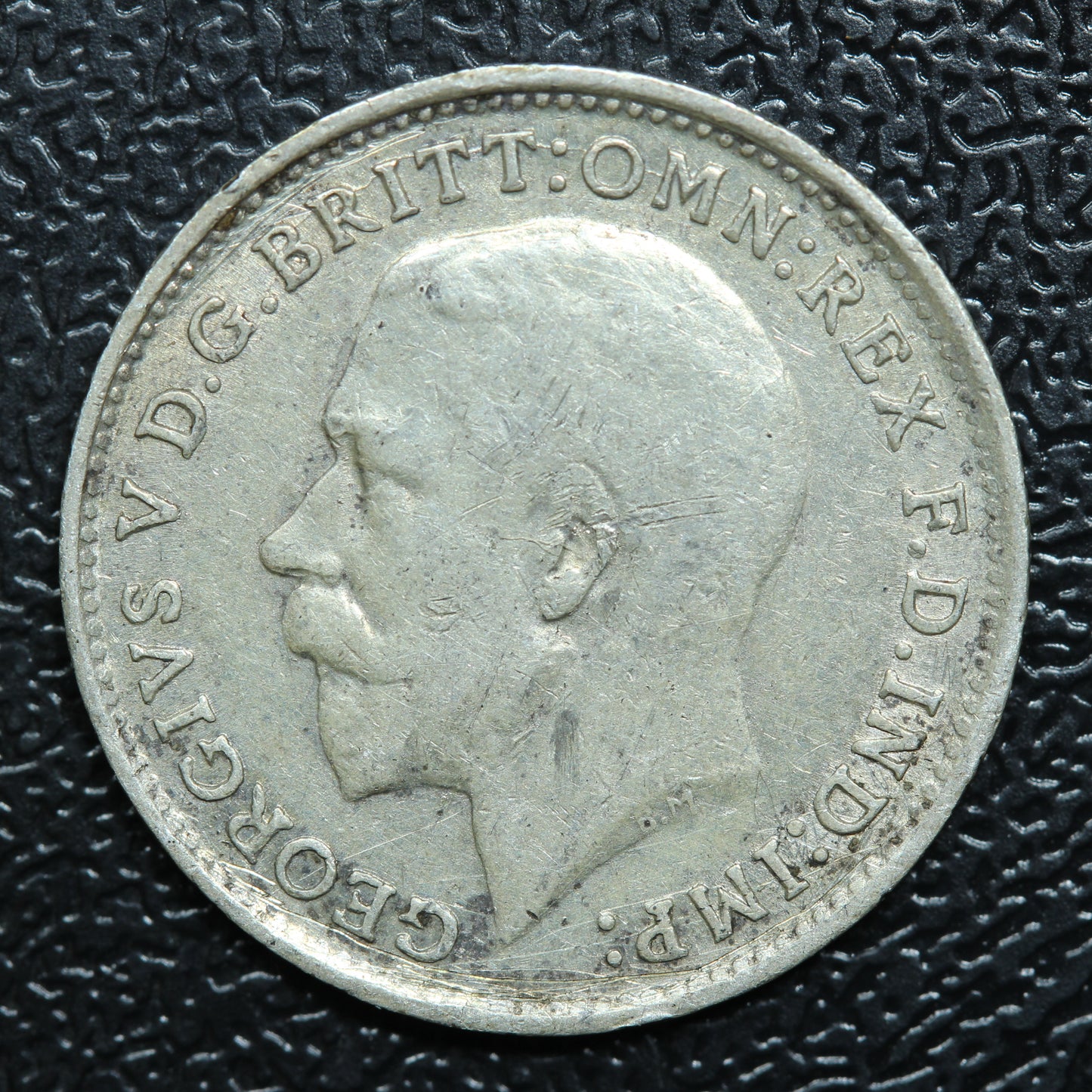 1918 Great Britain 3 Pence Threepence Silver Coin - KM# 813