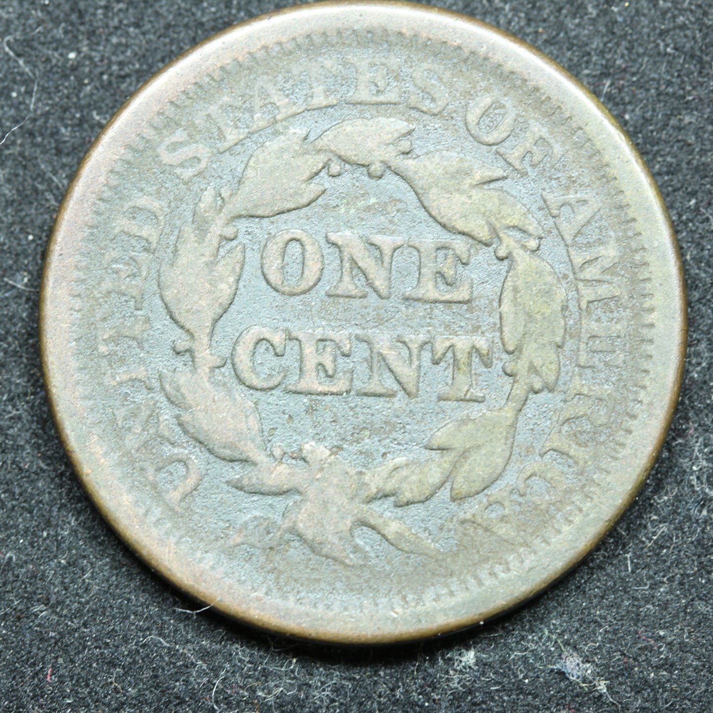 1851 Large Cent Penny 1C Braided Hair Cent