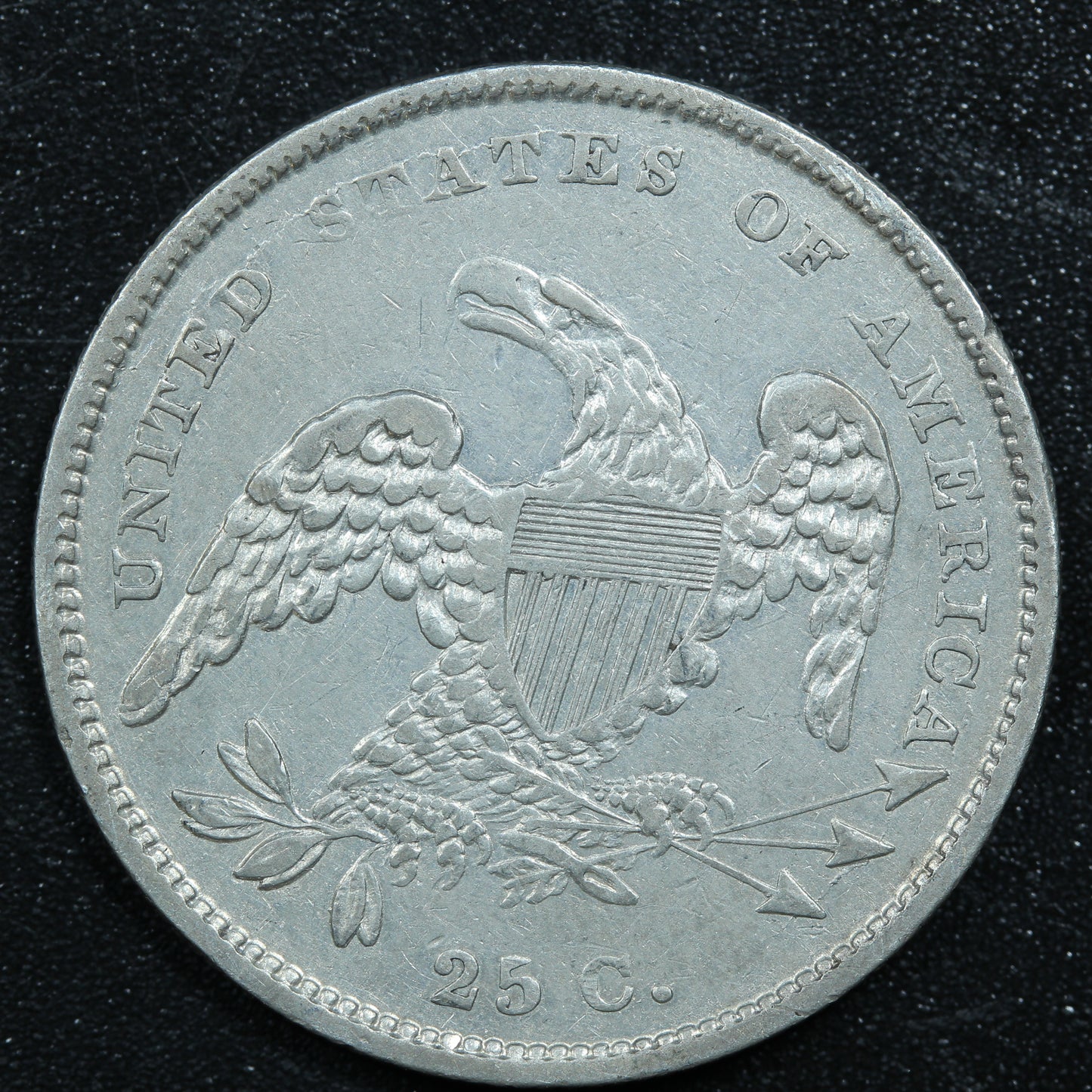 1831 Capped Bust Quarter 25c Small Letters