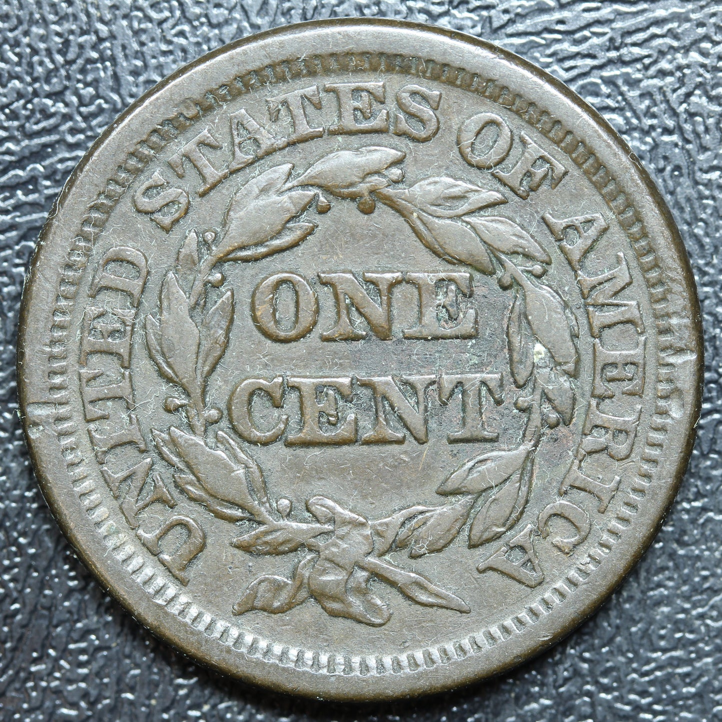 1846 Braided Hair Large Cent 1C Penny Small Date