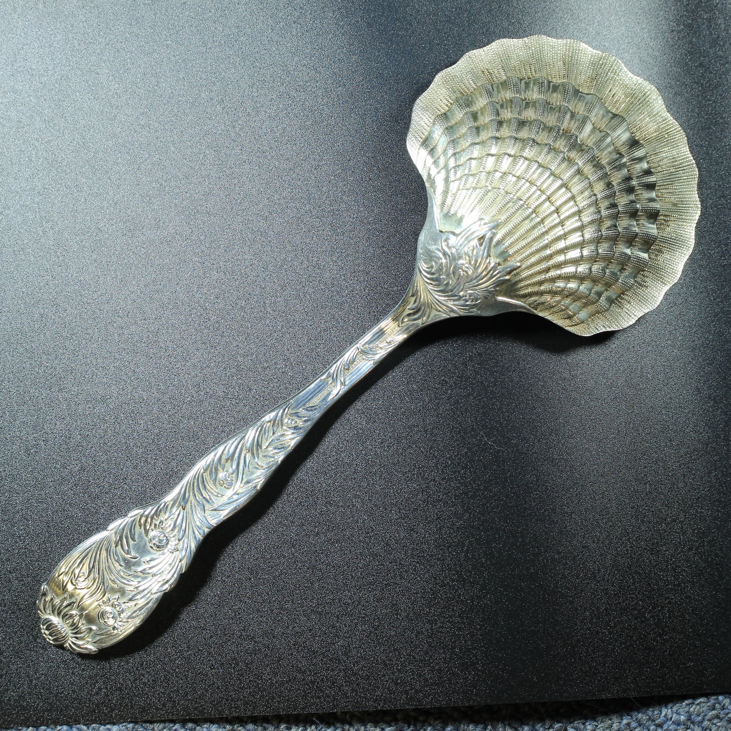 Chrysanthemum by Tiffany and Co Sterling Silver Berry / Casserole Spoon - Mono