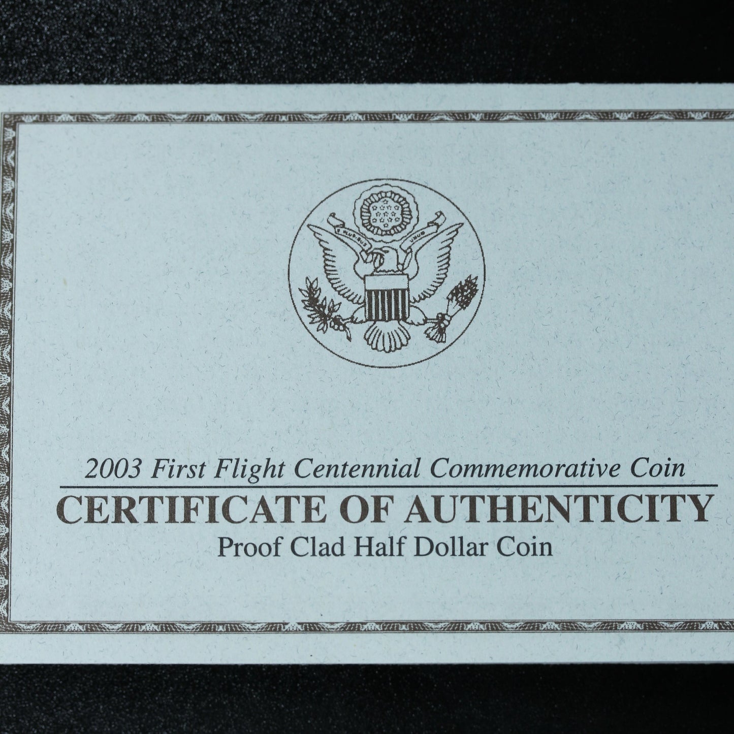 2003 First Flight Centennial Commemorative Half Dollar Proof w/Box & COA