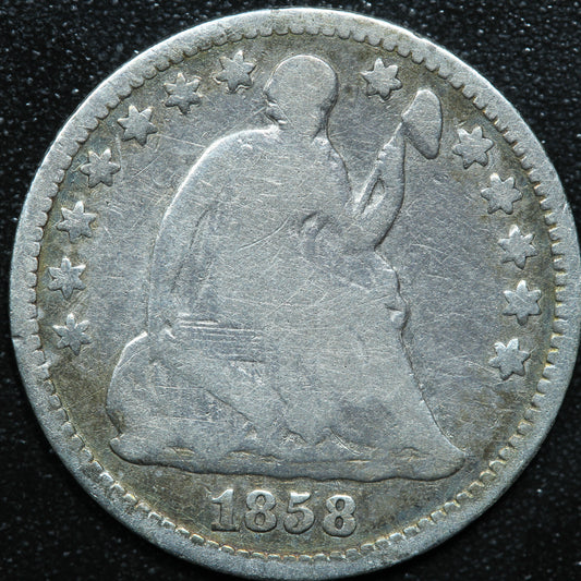 1858 Half Dime 5c Liberty Seated