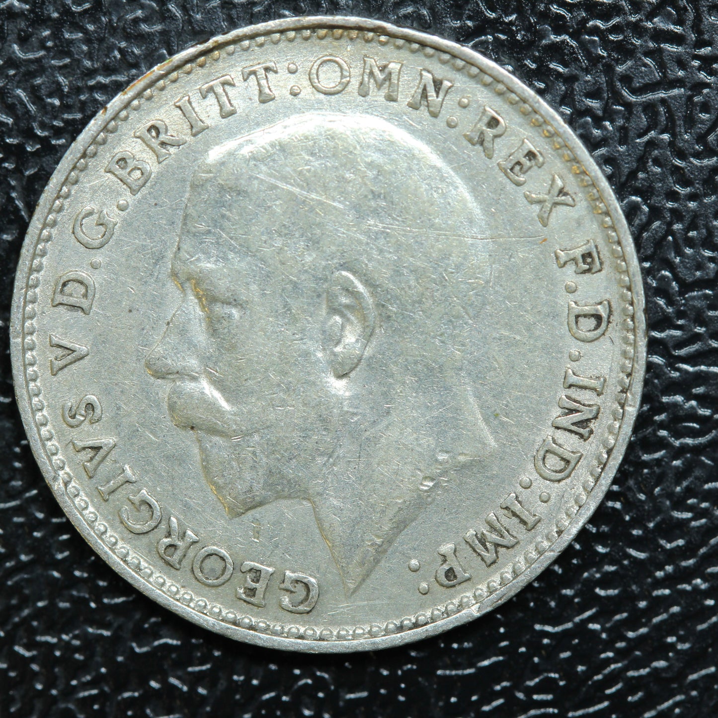 1918 Great Britain 3 Pence Threepence Silver Coin - KM# 813