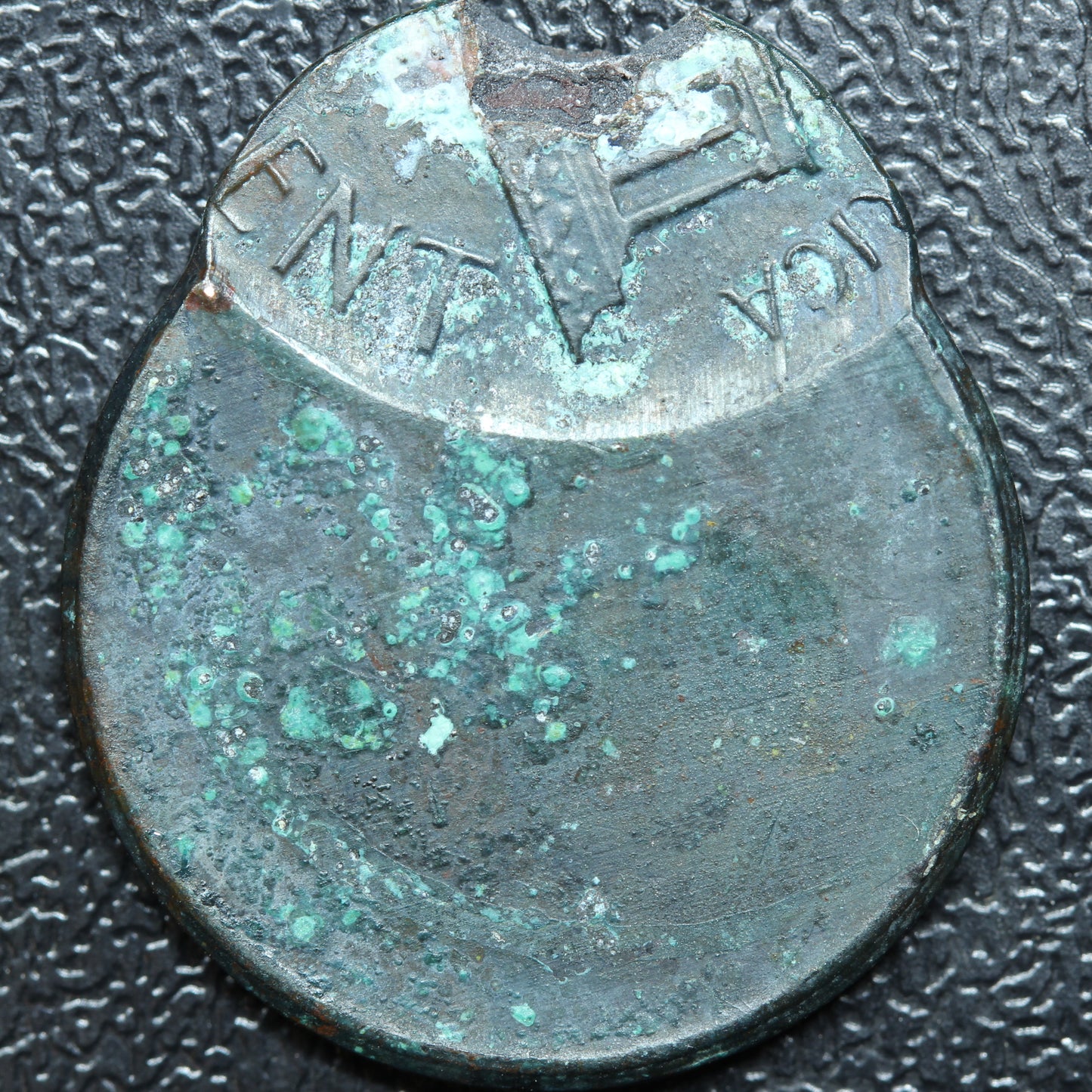 Lincoln Memorial Penny Major Offset Error + Clipped Planchet No Date
