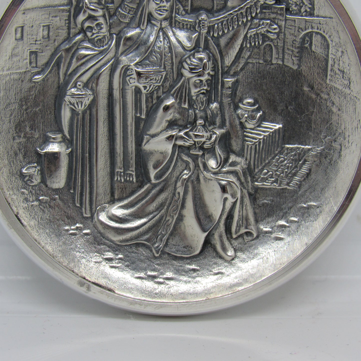 Oneida 1975 Sterling Silver "The Magi" Ornament Hand Chased