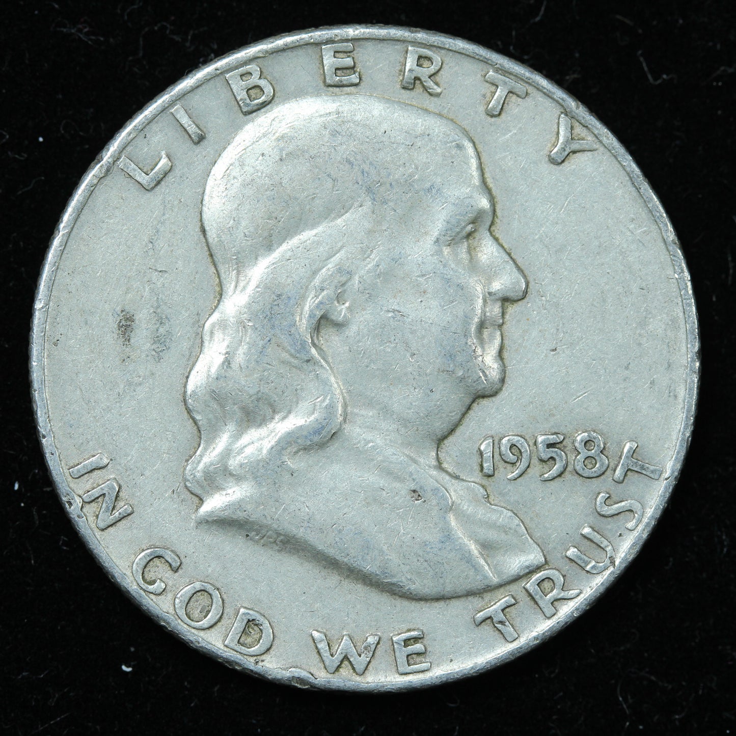 Roll of Franklin 1/2 Dollars 10$ Face 90% Silver 20 Coins