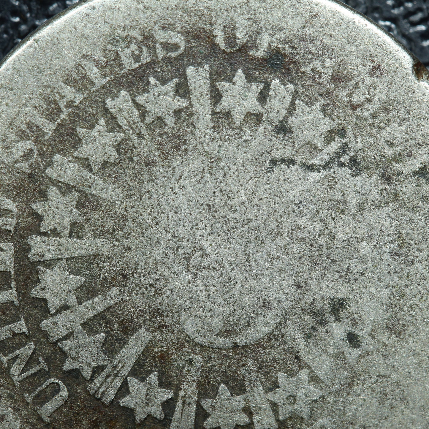 1867 Shield Nickel 5 Cents 5c Five Cents Rays