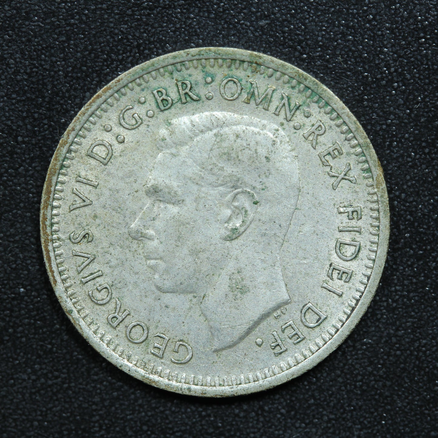 1951 Australia Threepence Silver Coin - KM# 44