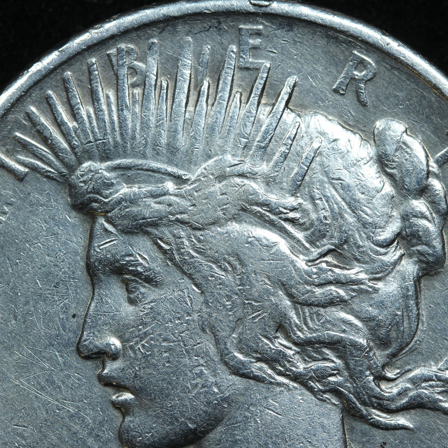 1921 Peace Dollar Silver $1 - Philadelphia - Key Date!