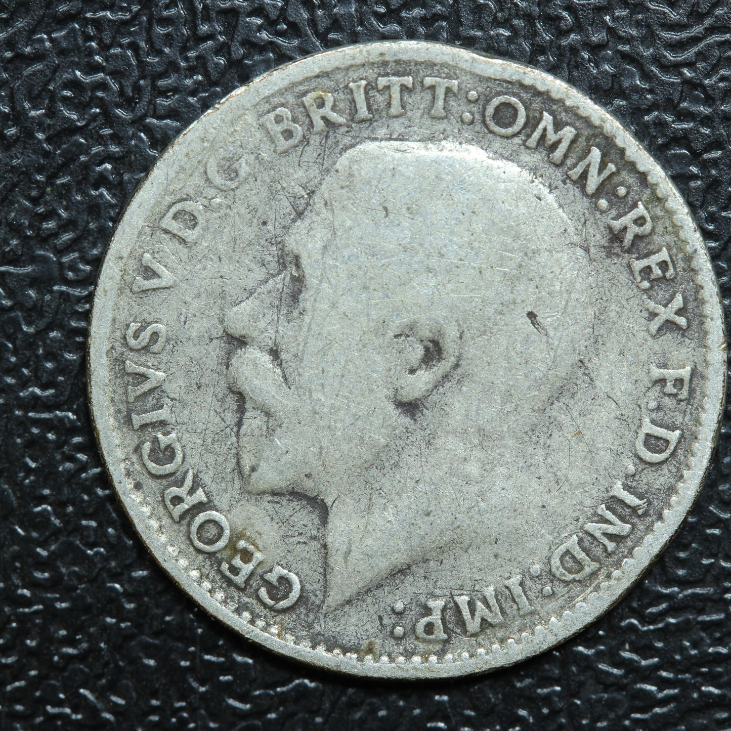 1916 Great Britain 3 Pence Threepence Silver Coin - KM# 813