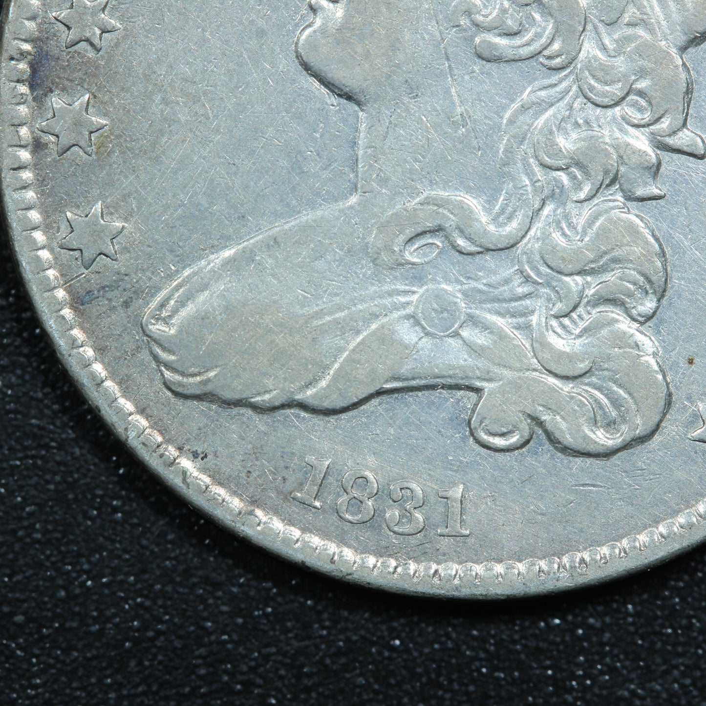 1831 Capped Bust Quarter 25c Small Letters