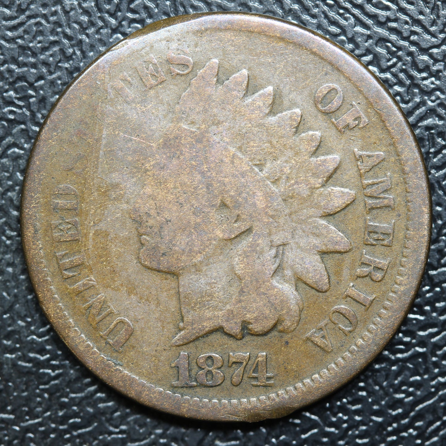 1874 Indian Head Penny