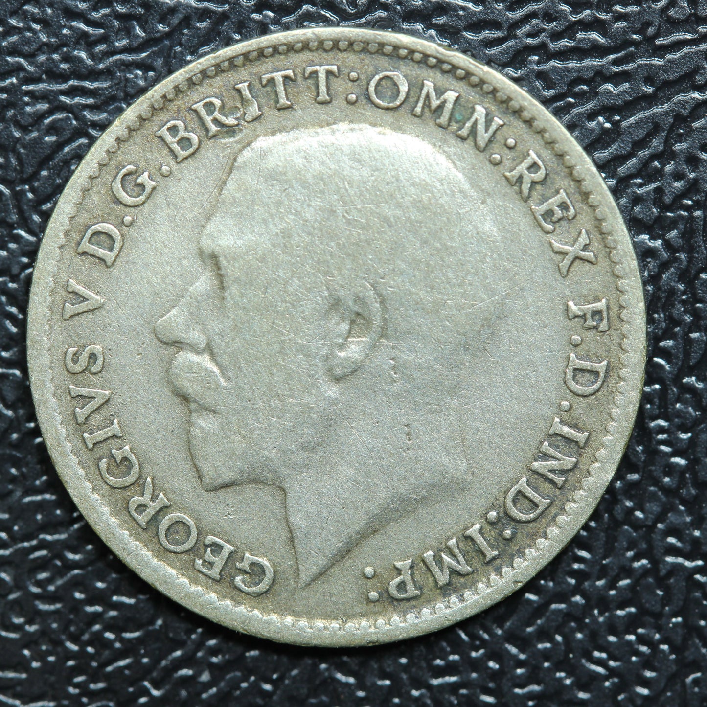 1920 Great Britain 3 Pence Threepence Silver Coin - KM# 813a