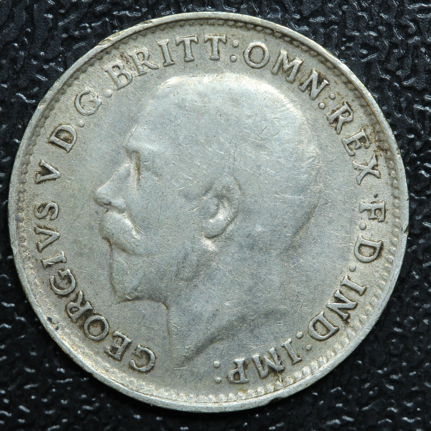 1916 Great Britain 3 Pence Threepence Silver Coin - KM# 813