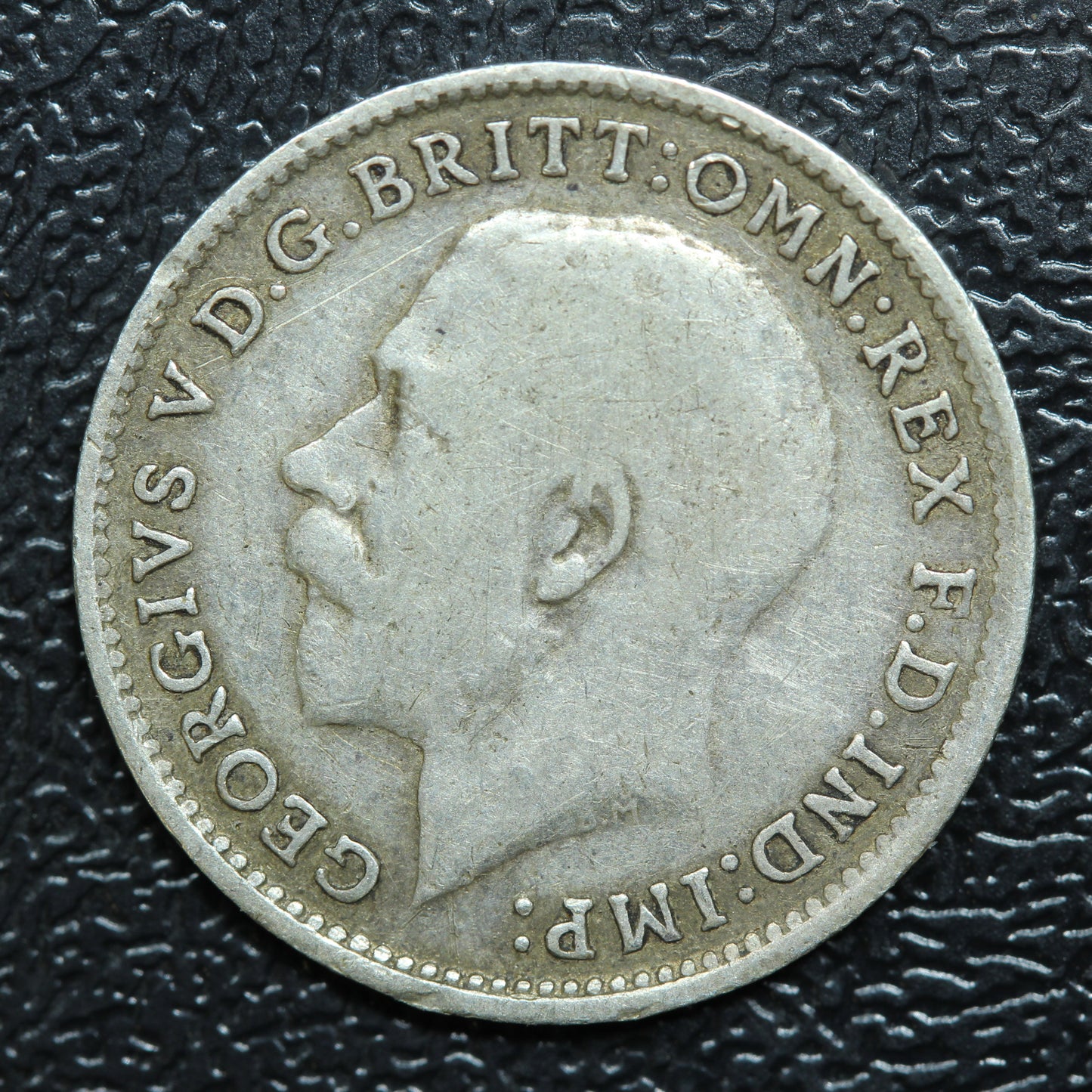 1920 Great Britain 3 Pence Threepence Silver Coin - KM# 813