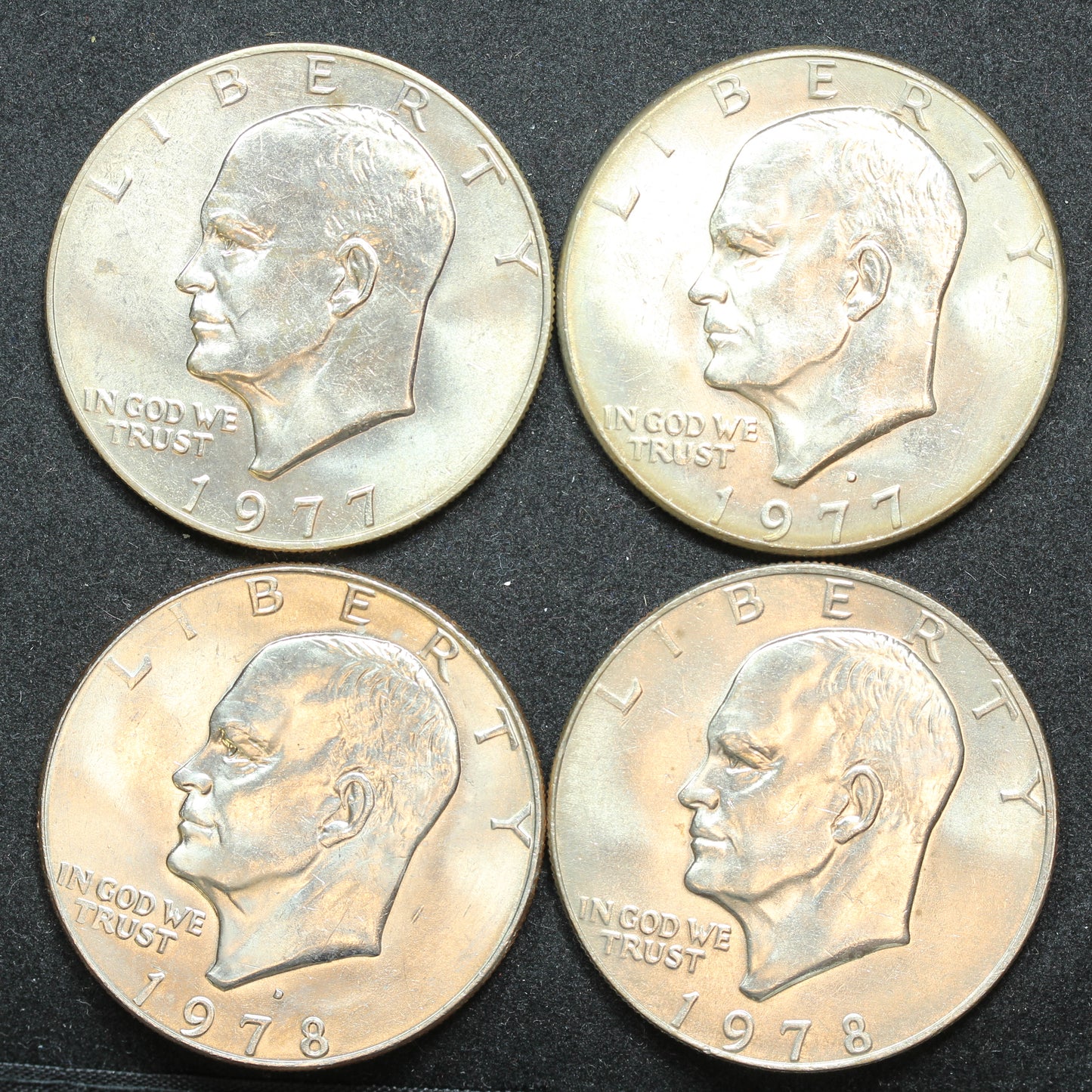 Eisenhower 16 Coin Type Collection Very Good Condition Coins