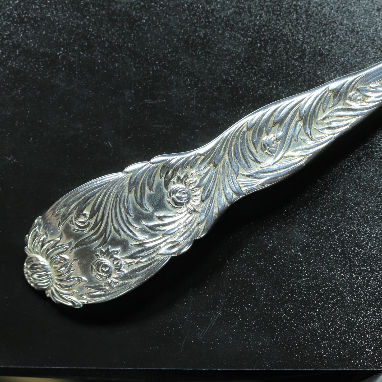 Chrysanthemum by Tiffany and Co Sterling Silver Berry / Casserole Spoon - Mono