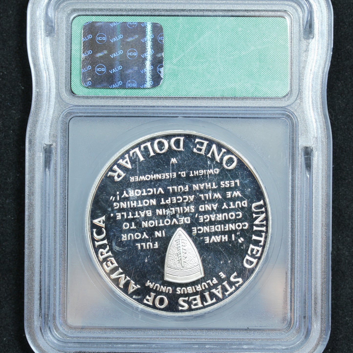 1991-95 W $1 World War II Commemorative Silver $1 - ICG PR70 DCAM