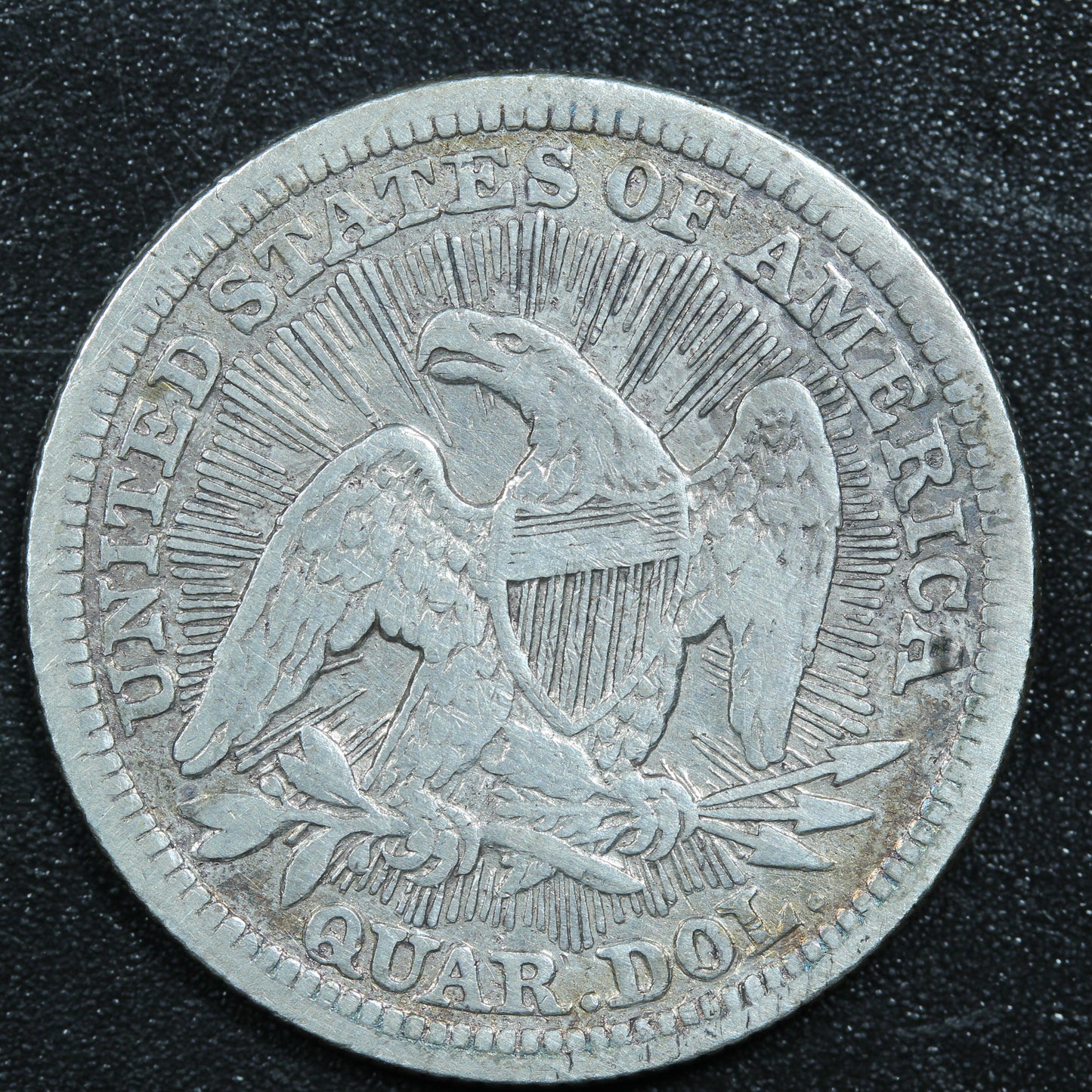 1853 Seated Liberty Silver Quarter Philadelphia