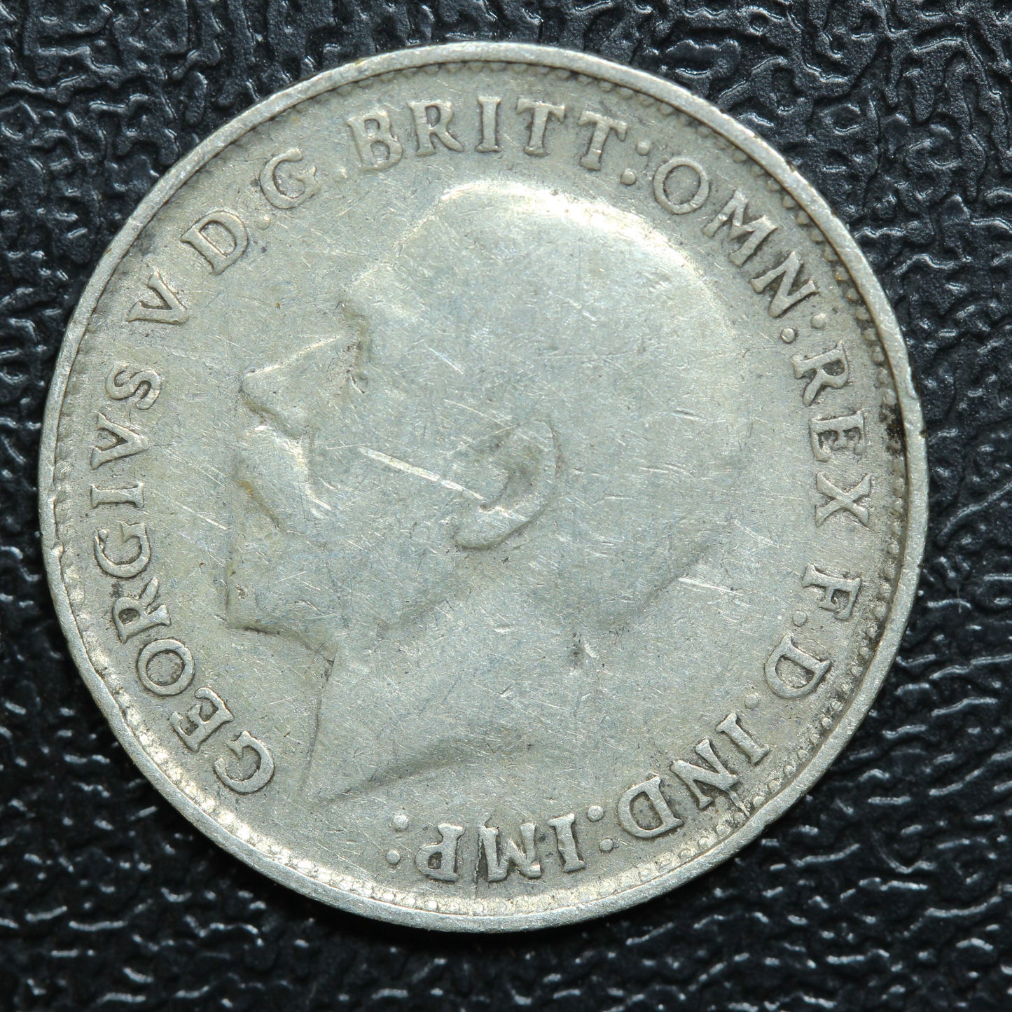 1917 Great Britain 3 Pence Threepence Silver Coin - KM# 813