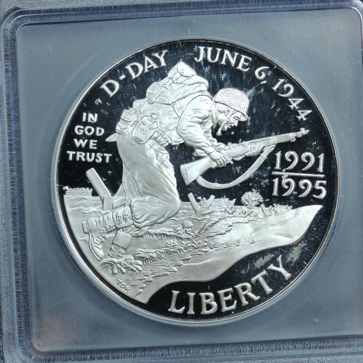 1991-95 W $1 World War II Commemorative Silver $1 - ICG PR70 DCAM
