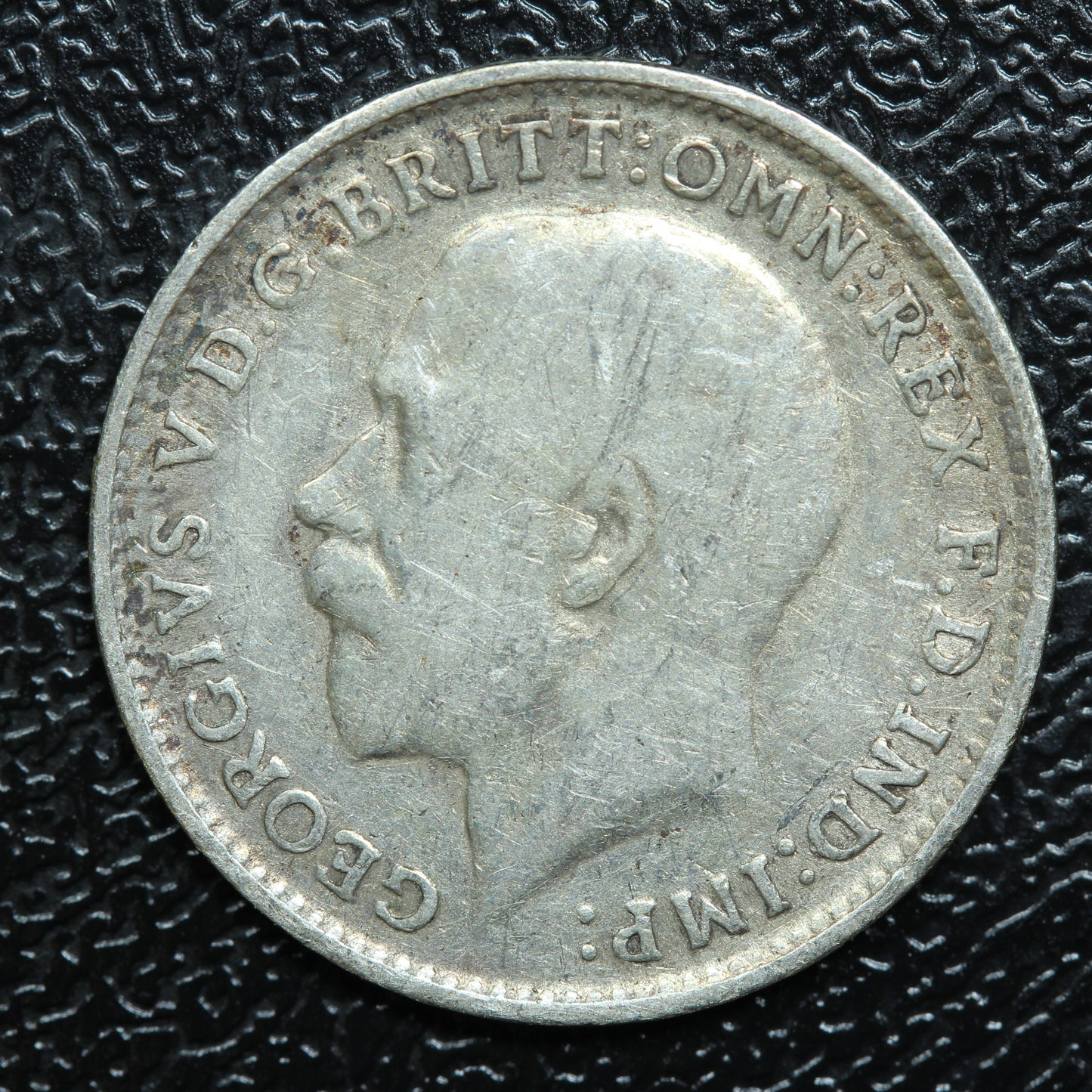 1918 Great Britain 3 Pence Threepence Silver Coin - KM# 813