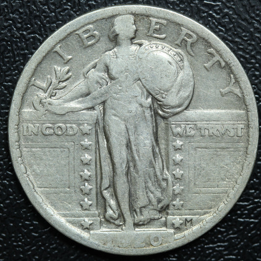 1920 Standing Liberty 90% Silver Quarter