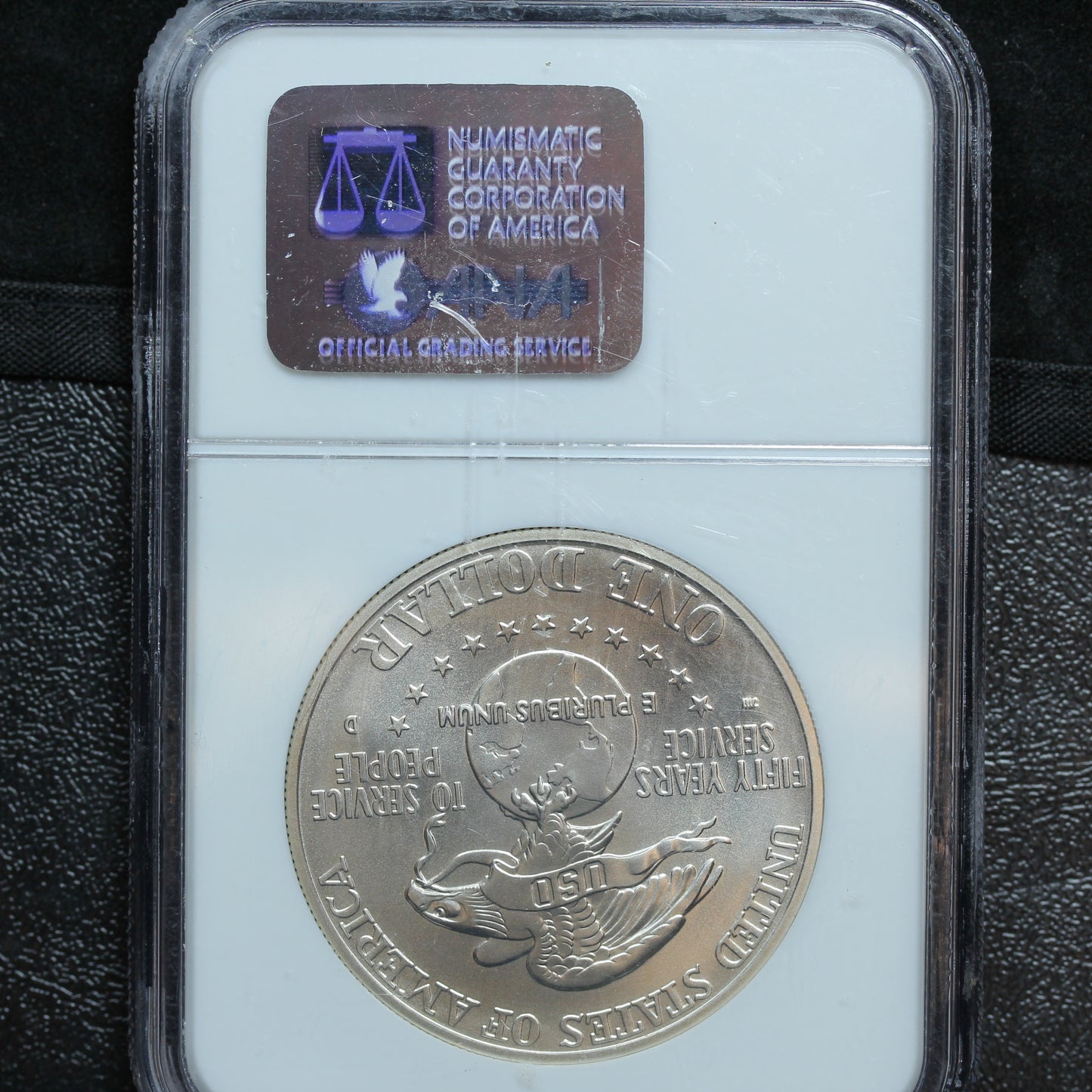 1991 D USO Commemorative Silver $1 - NGC MS 69