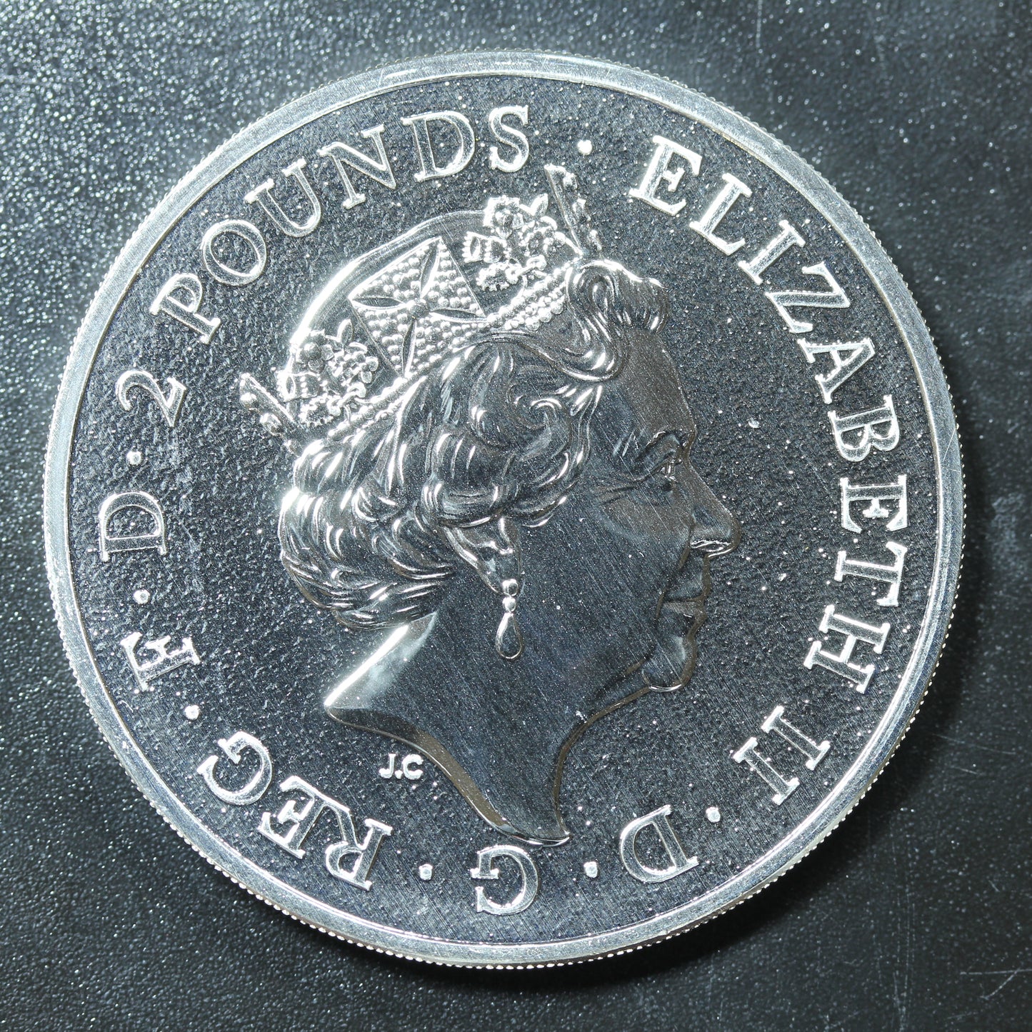 2017 1 oz .999 Fine Silver Big Ben Clock Tower London Coin 2 Pounds w/ Capsule