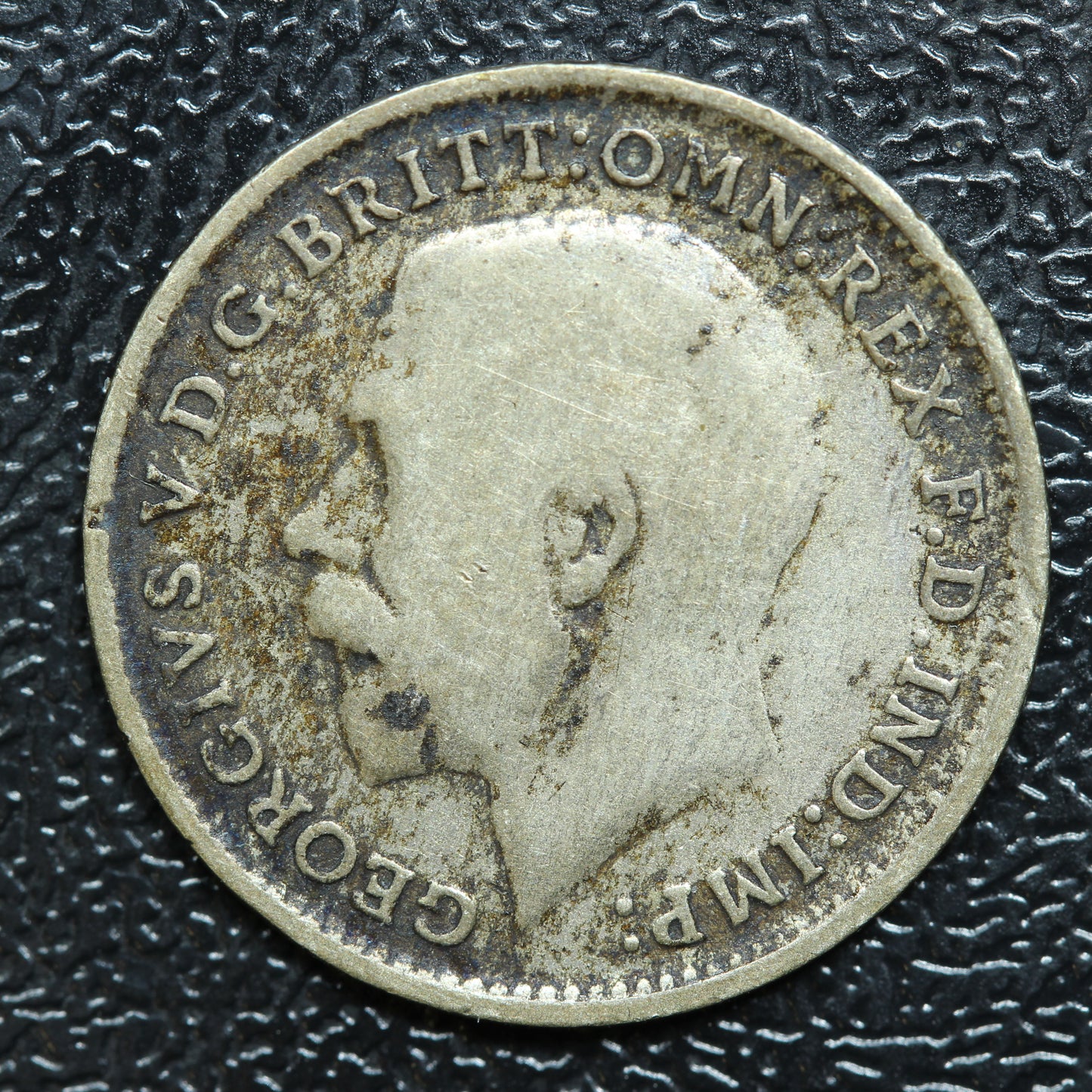 1920 Great Britain 3 Pence Threepence Silver Coin - KM# 813a