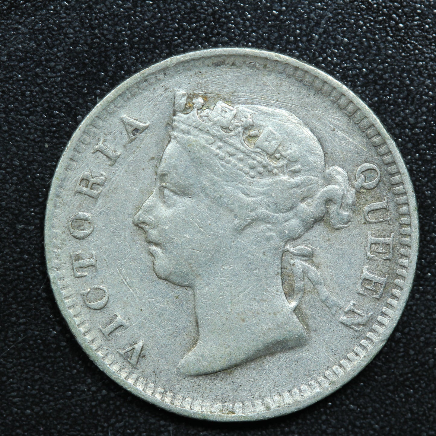 1899 Hong Kong 10 Cents Silver .800 Fine KM# 6