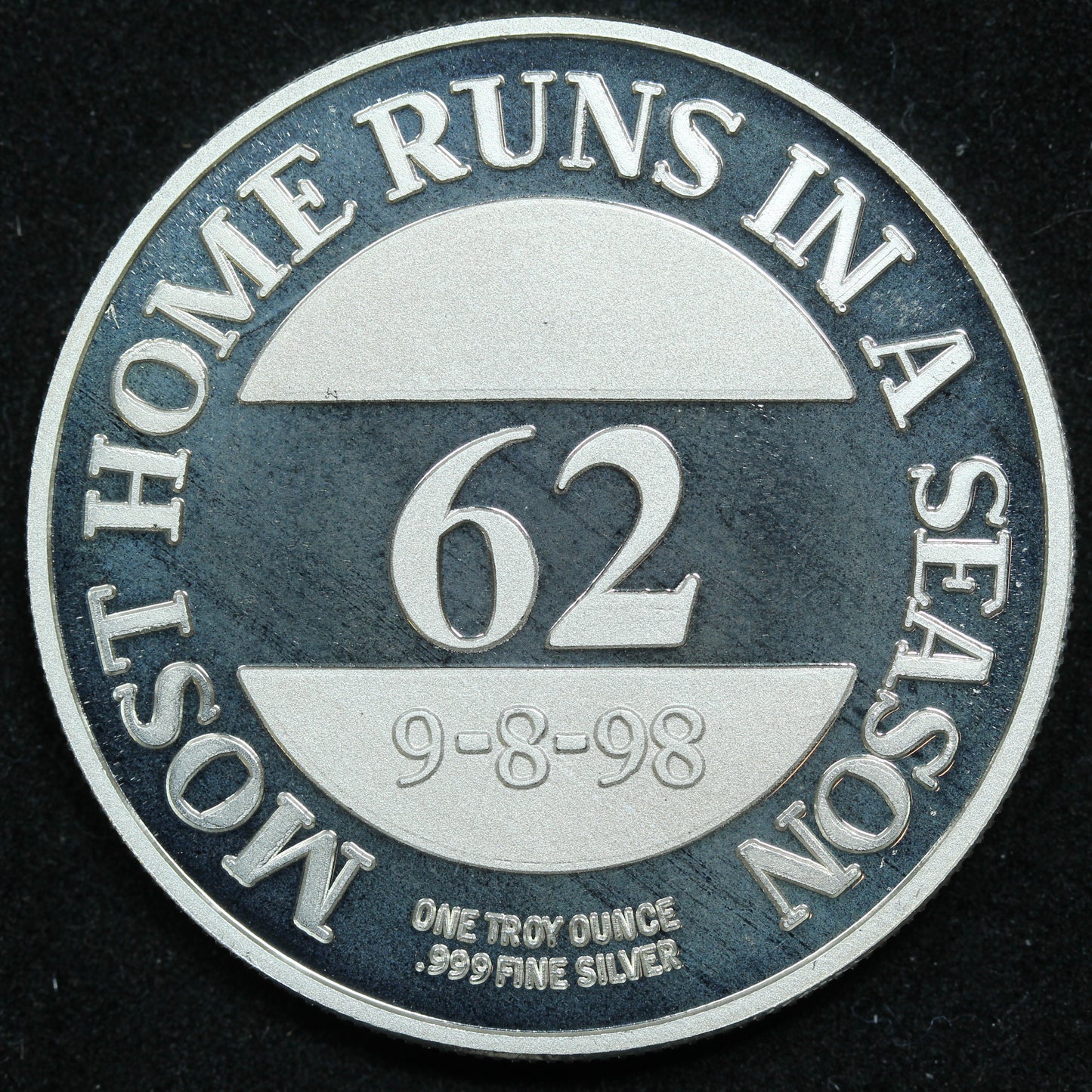 Mark McGwire Commemorative - 1 Oz .999 Fine Silver Round - #6151