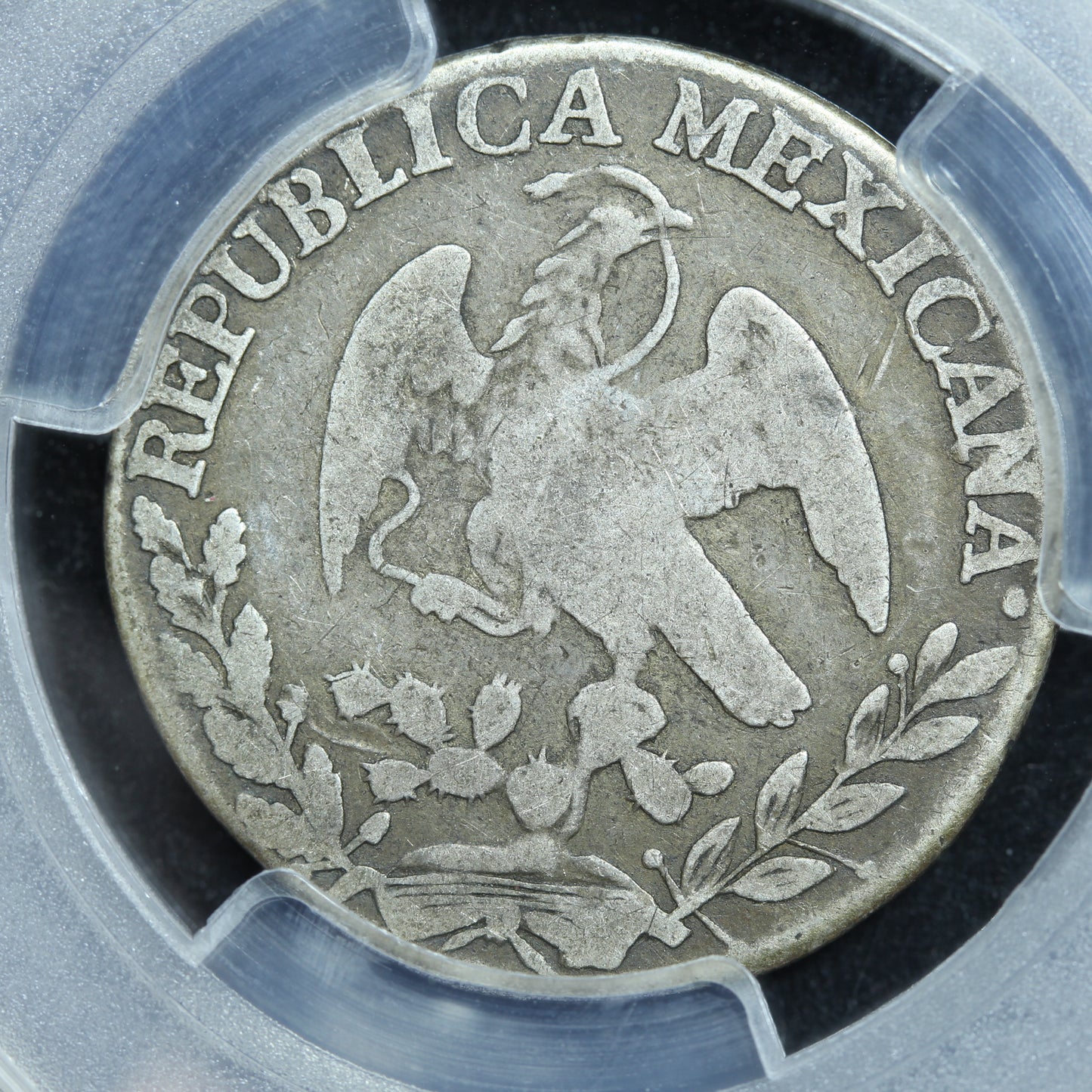 1842 Mo ML 2 Reale Mexico PCGS Certified VG10 Super Rare