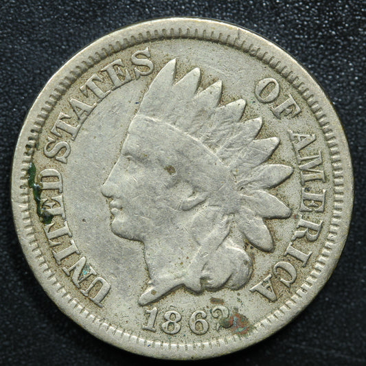 1862 Indian Head Penny 1c
