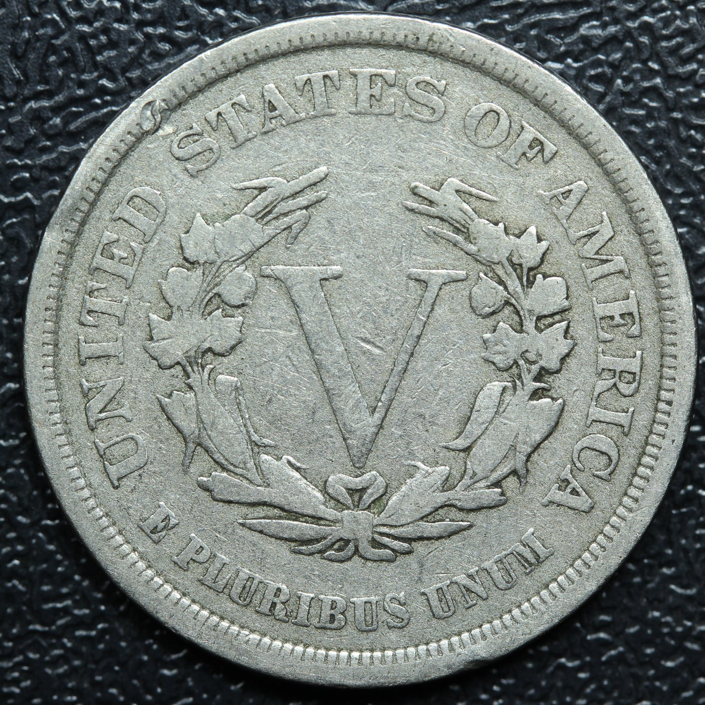 1883 Five Cent Coin 5c Liberty V Nickel Without CENTS