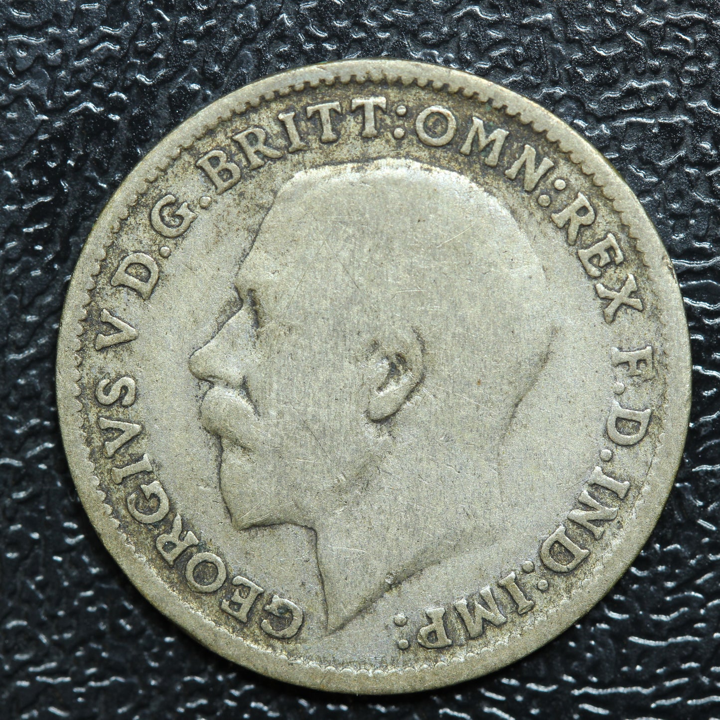 1920 Great Britain 3 Pence Threepence Silver Coin - KM# 813a