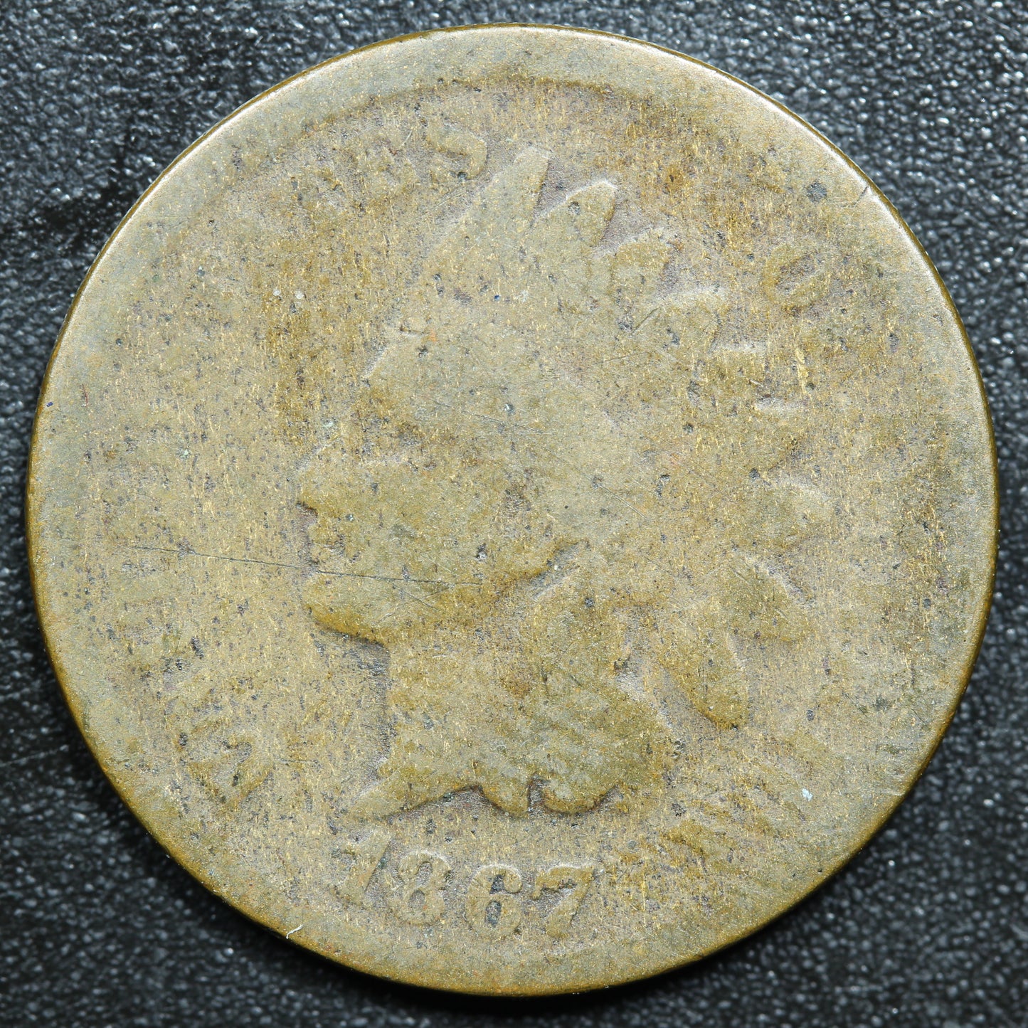 1867 Indian Head Penny