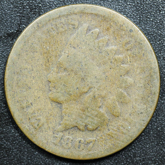 1867 Indian Head Penny